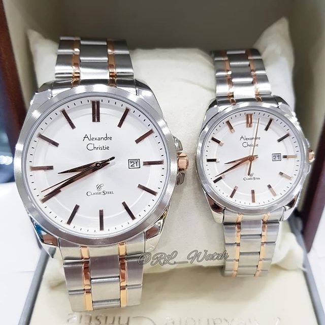 ALEXANDRE CHRISTIE AC8404 Silver Rose