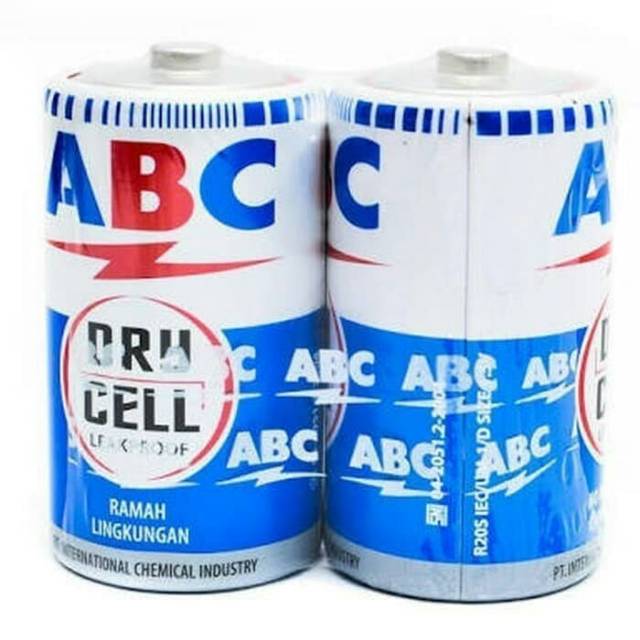 Baterai ABC Besar R20 Size D