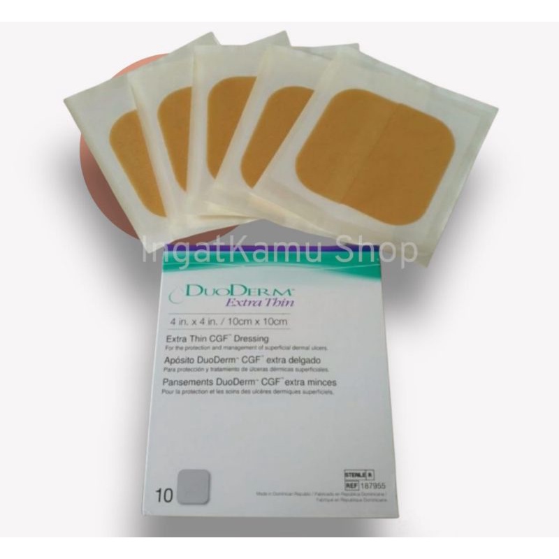 Convatec Duoderm Extra Thin 10 cm X 10 cm / Convatec Duoderm Extra Thin 4 inch X 4 inch