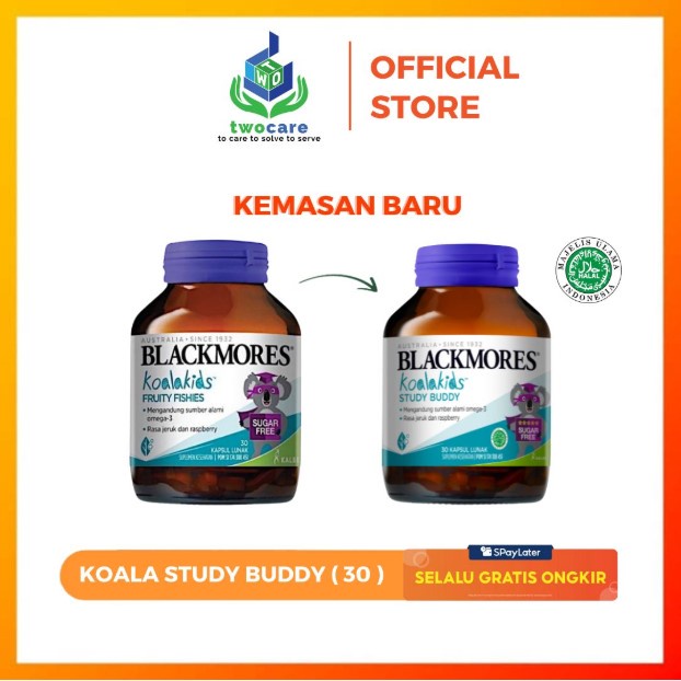 Blackmores Koalakids Study Buddy Koala Kids Study Buddy Koala Kids Fruity Fishes - Vitamin Anak
