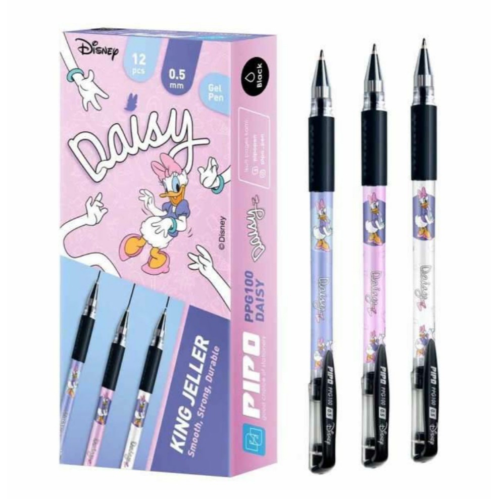 Disney Pulpen Pipo Tinta Hitam Daisy Duck Alat Tulis Ballpoint Pena