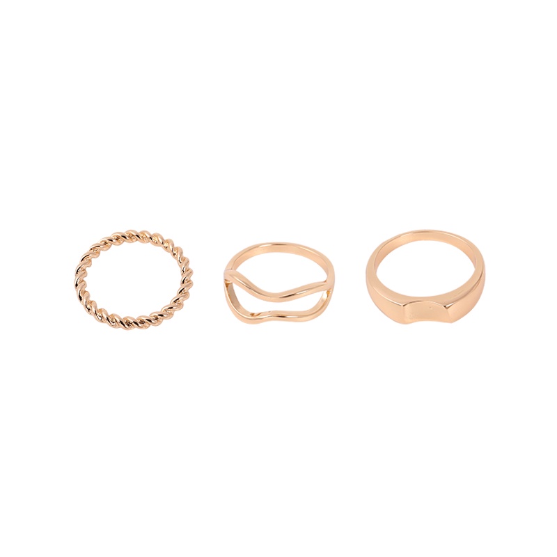 Three-piece Ring, Accessories Light Luxury Retro Simple