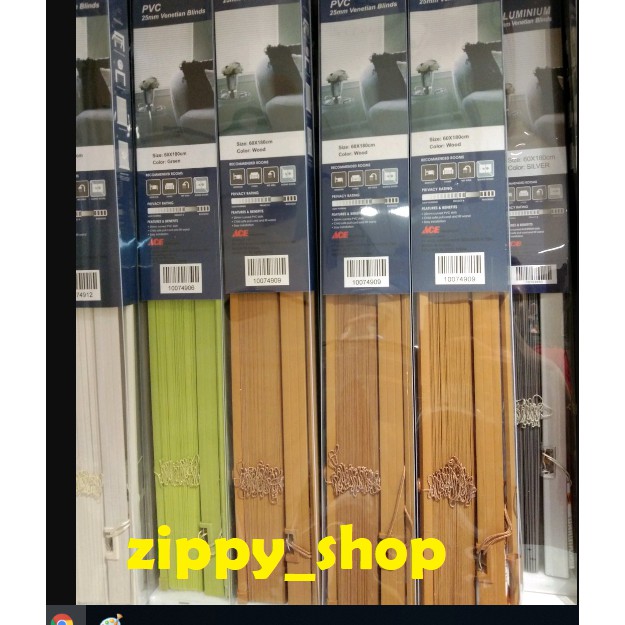 Venetian Blinds Kris ACE / Penutup Jendela /Tirai Gorden / Tirai gulung / Tirai kamar mandi