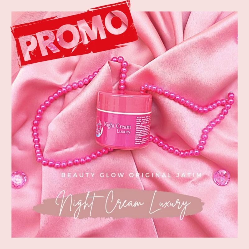 CREAM MALAM NIGHT CREAM LUXURY ACNE BEAUTY GLOW BG SKINCARE