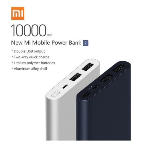 POWERBANK XIAOMI 10.000 MAH 2 USB EOM