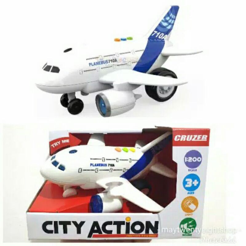 Mainan pesawat cruzer city action