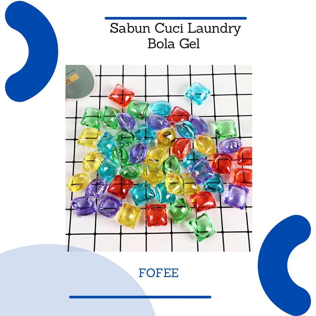 1 Toples Sabun Jelly Laundry Beads Sabun Cuci Baju Isi