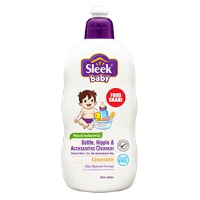 Sleek Baby Bottle, Nipple &amp; Accessories Cleanser