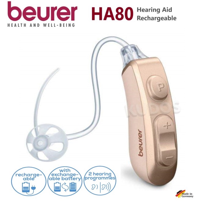 ✨COD✨ beurer HA 80 - Alat Bantu Dengar - Hearing Aid Amplifier Rechargeable