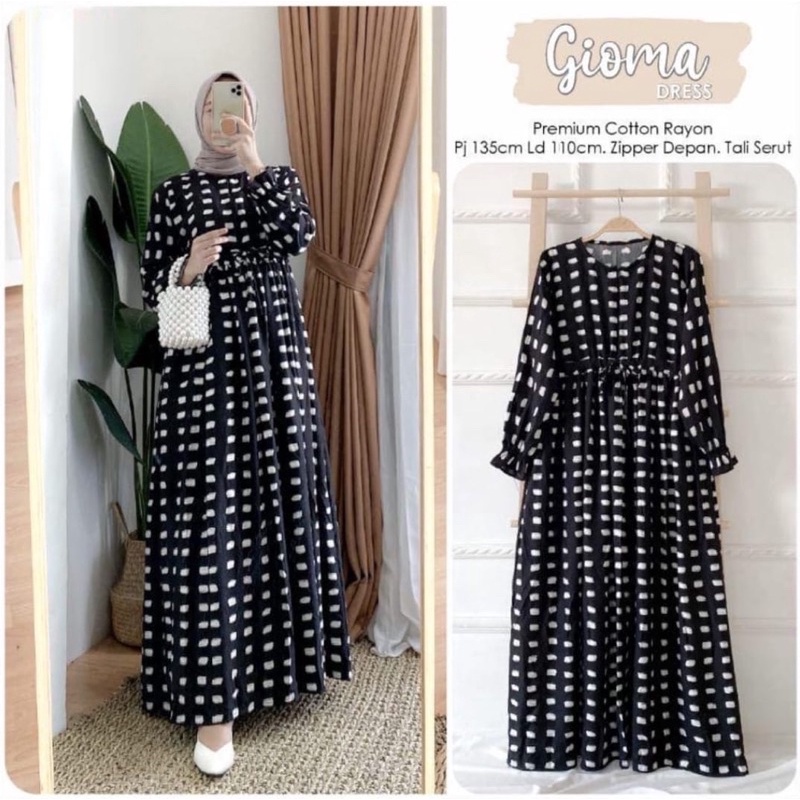 (RPA) ALL GAMIS RINNIE LOTTA RAIN DAILY BUSUI DRESS RAYON UNIQLO