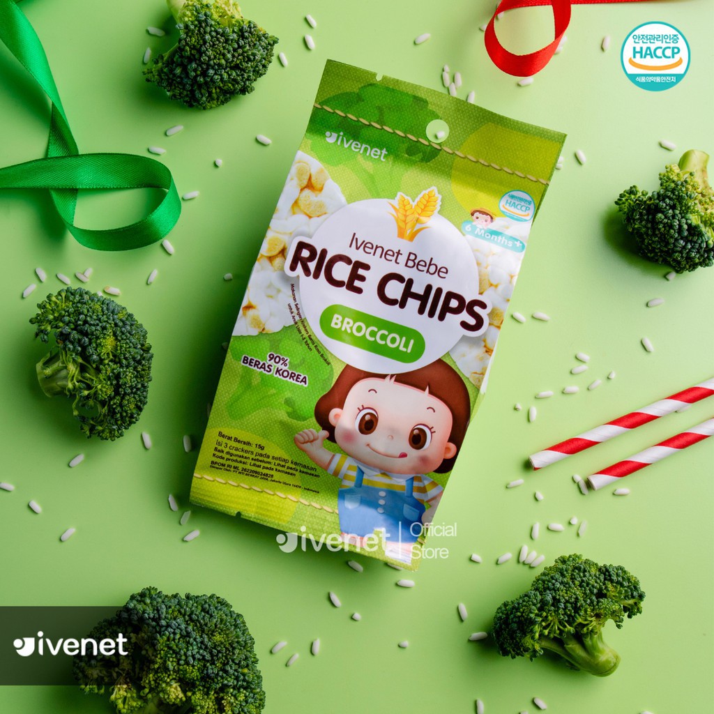 IVENET Bebe Rice Chips 15g / Snack Bayi