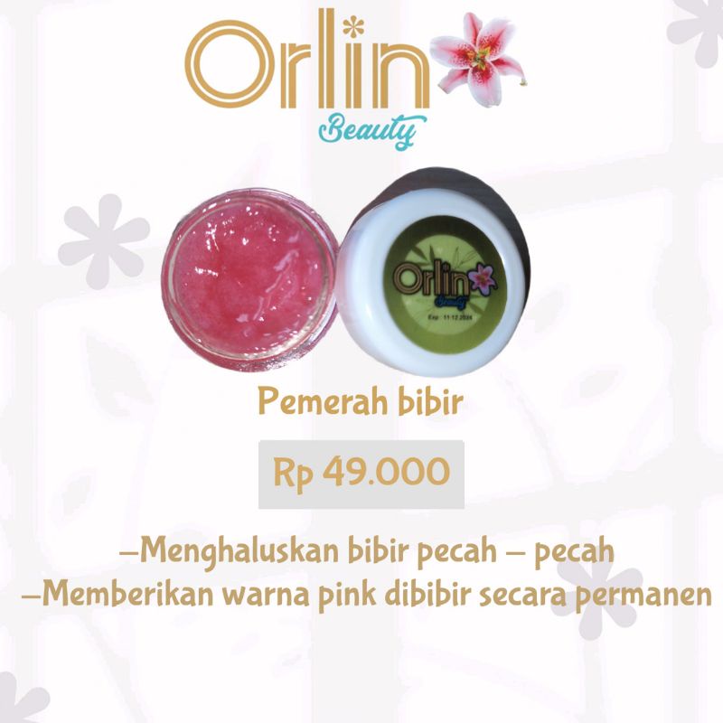 Pemerah bibir/pelembab bibir/obat bibir pecah-pecah /skincare orlin