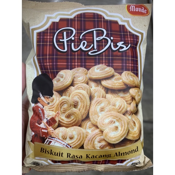 

MONDE PIE BIS BISKUIT RASA KACANG ALMOND 190 GR