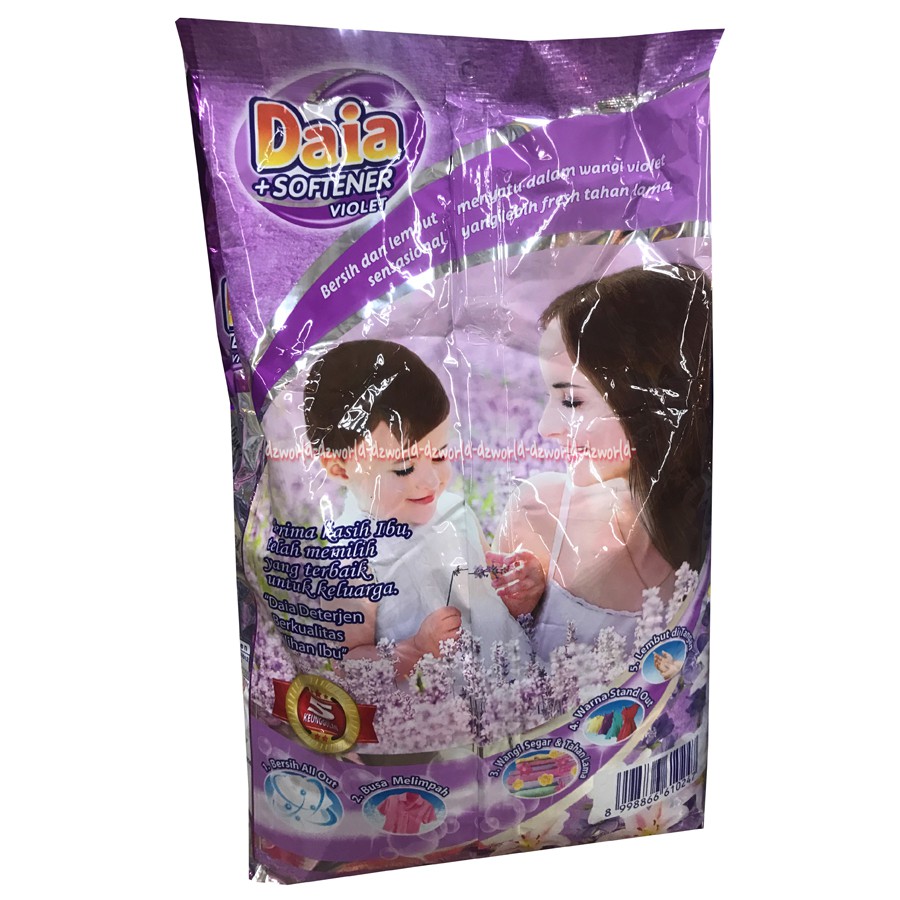 Daia Softerner Violet Deterjen Sabun Cuci Daia Ungu Purple 1.8kg