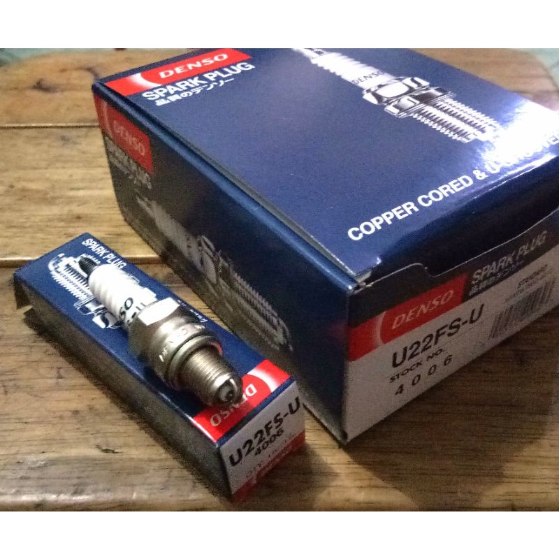 BUSI DENSO ORI U22FS-U motor Supra Grand Revo All Mio Sporty Fino J S M3 Shogun Smash