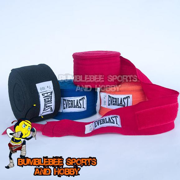 Handwrap Everlast Elastis 5 Meter - Handwrap Tinju Muay Thai Elastis - Merah