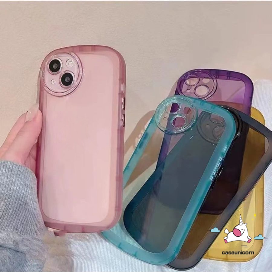 Soft Case TPU Transparan Shockproof Cover OPPO A15 A76 A96 A16 A95 A74 A54 A95 5G A12 A5S A7 A53 A33 Reno 5Z 6 5G A16s A36 A11 A35