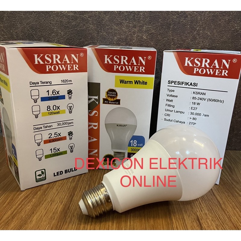 bohlam led/Power Bulb WARM WHITE/led cahaya kuning/bohlam kuning terang/lampu led kuning terang