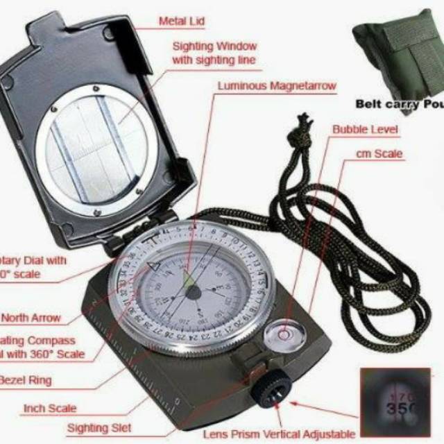 Kompas Prisma Kompas Tembak Militer Yang Akurat