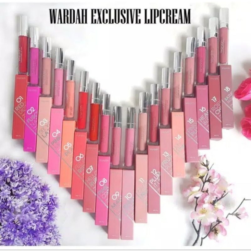 (COD) ORIGINAL Wardah Lip Cream Exclusive Matte Cair Lipcream lipstik Tahan Lama / Wardah Lipstik Ma