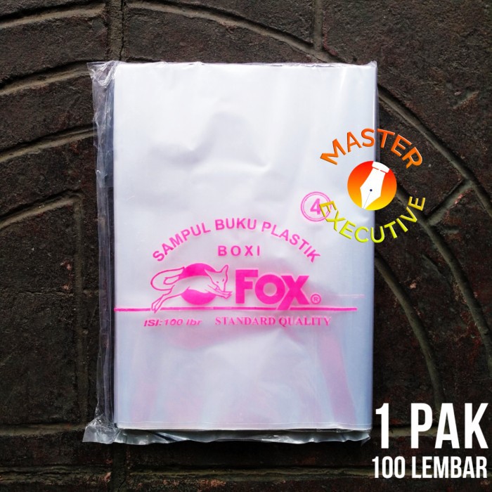 [Pak] Fox Sampul Buku Tulis Plastik Boxy no. 4 - untuk BigBoss