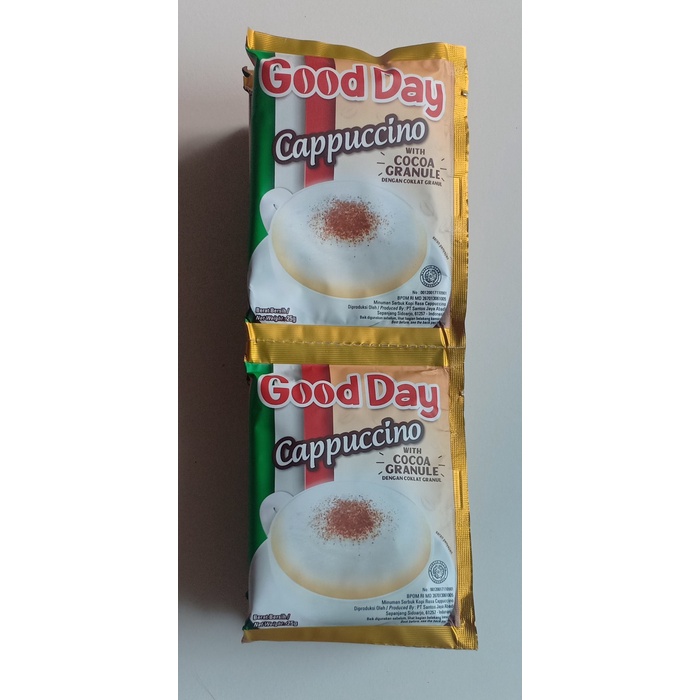 

MURAH Kopi Good Day Cappuccino / Capucino 25 gram (10 Sachet)