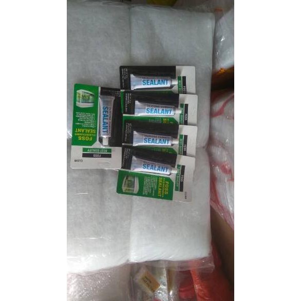 5.5 BRANDS Lem silikon aquarium bocor silicon karet rubber
