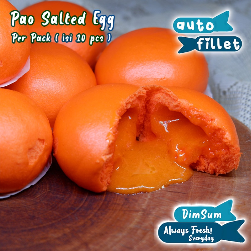 

BAKPAO / PAO SALTED EGG TELUR ASIN FROZEN DIMSUM ENAK MURAH PRAKTIS
