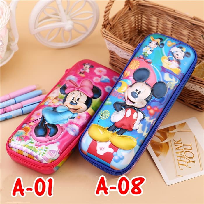 

Kotak Pensil Timbul 3D Kartun for Boys and Girls