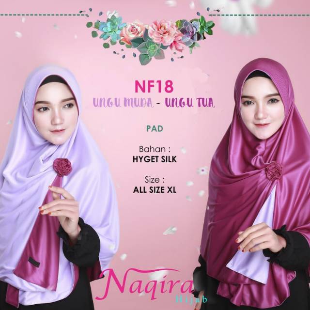 PROMO_NF18(PAD)_NAQIRA HIJAB_UNGU MUDA -UNGU TUA
