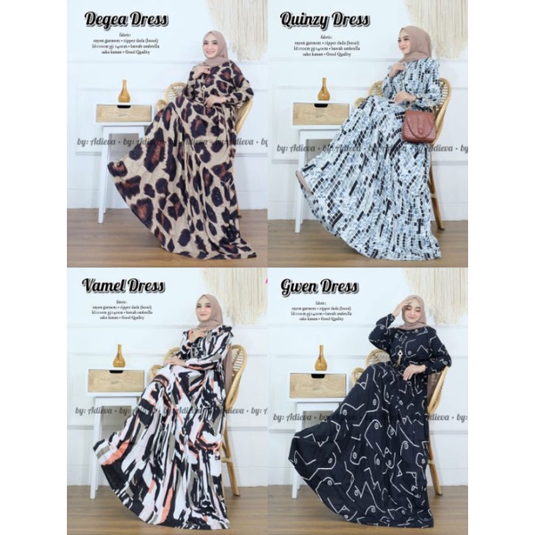 ADIEVA DRESS DEGEA QUINZY VAMEL GWEN GAMIS MUSLIM
