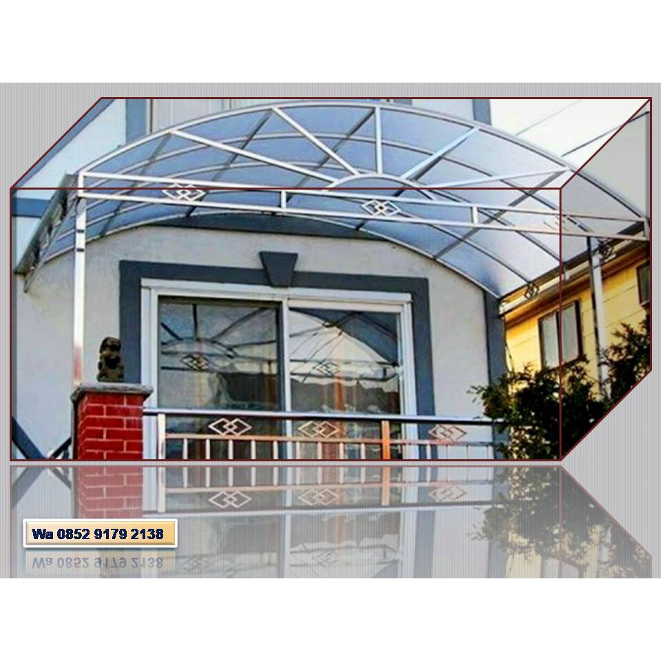 Canopy Stainless sus 304 Canopy Minimalis Anti Karat Canopy Modern