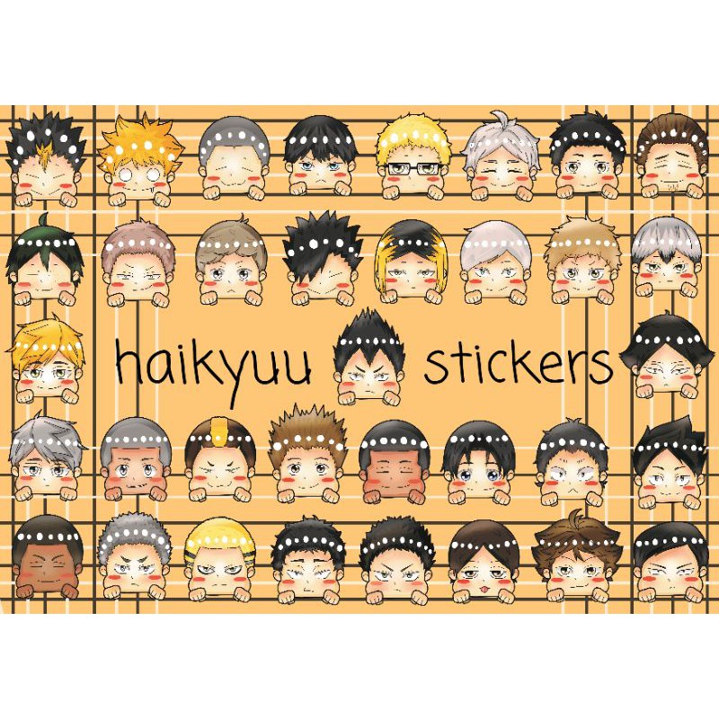 

Haikyuu! Sticker Gemoy Edition