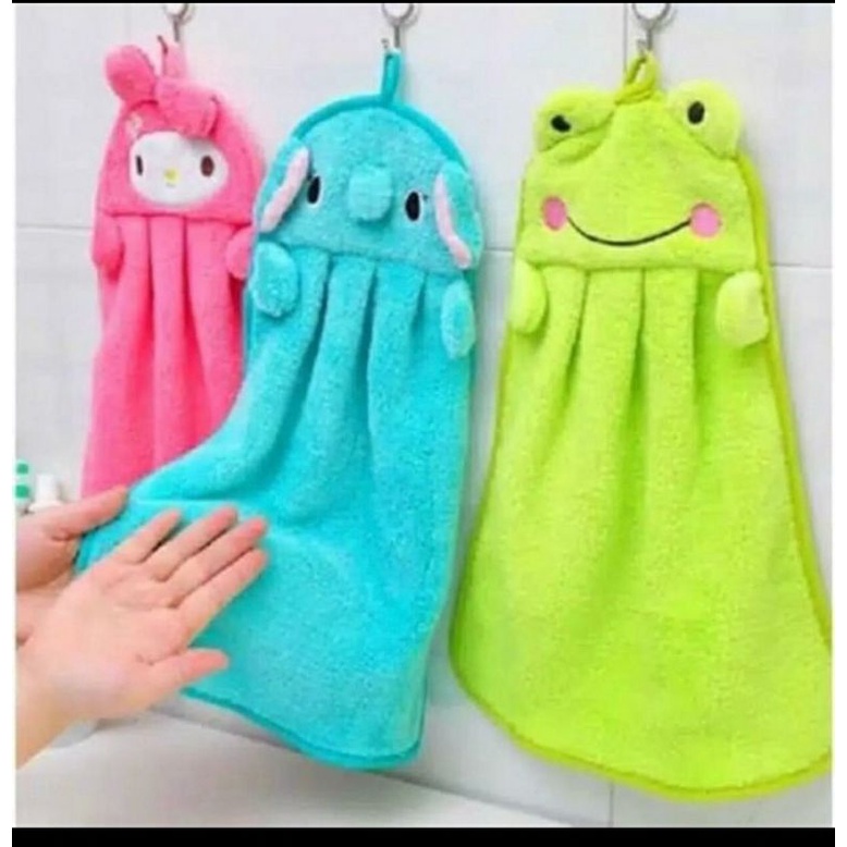 HAND TOWEL LAP TANGAN KARTUN LUCU -BEBEK KUNING