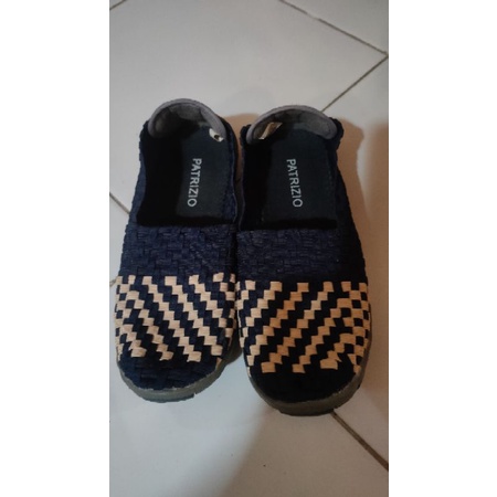 Slip on anyaman Patrizio