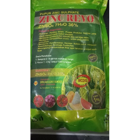 Zinc revo pupuk zink sulfat
