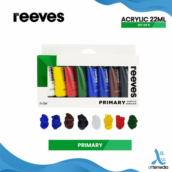 

Produk Terbaru Reeves Acrylic Artist Pastel Metallic Primary Set 8 Warna Cat Akrilik