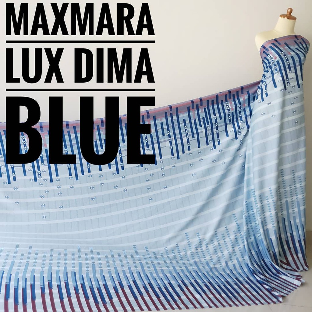 Kain Meteran Maxmara Lux Dima Blue (0.5M)
