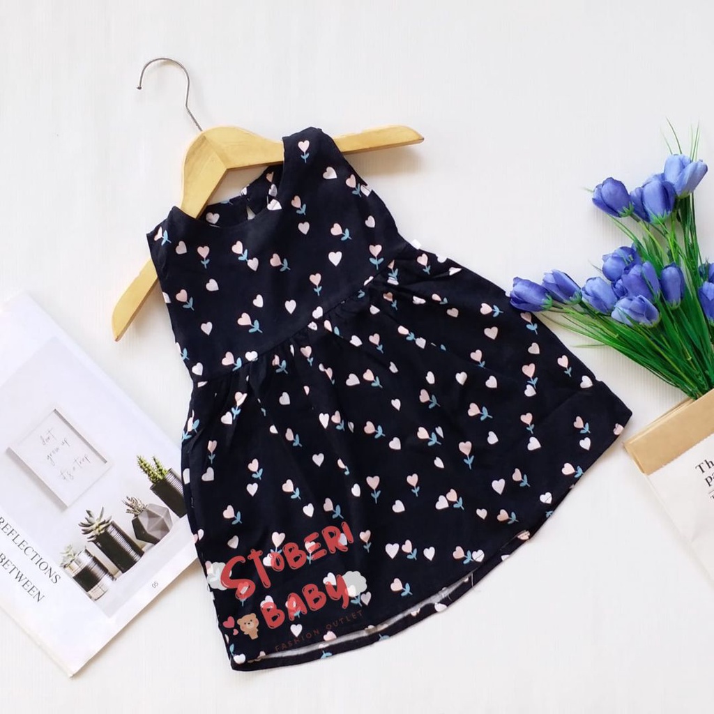 stoberi baby -  BBB DRESS SELLENAA dress anak perempuan bayi motif bunga lucu PART2