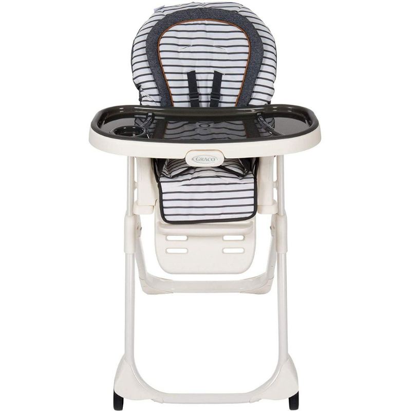 Kursi Makan Bayi Graco Table2Boost High Chair Breton Stripe Booster Seat