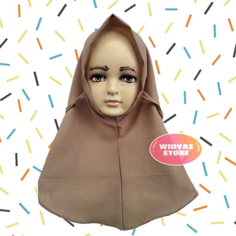 Jilbab Anak Bayi Bergo Tasya Diamond 1-4 Tahun-Milo