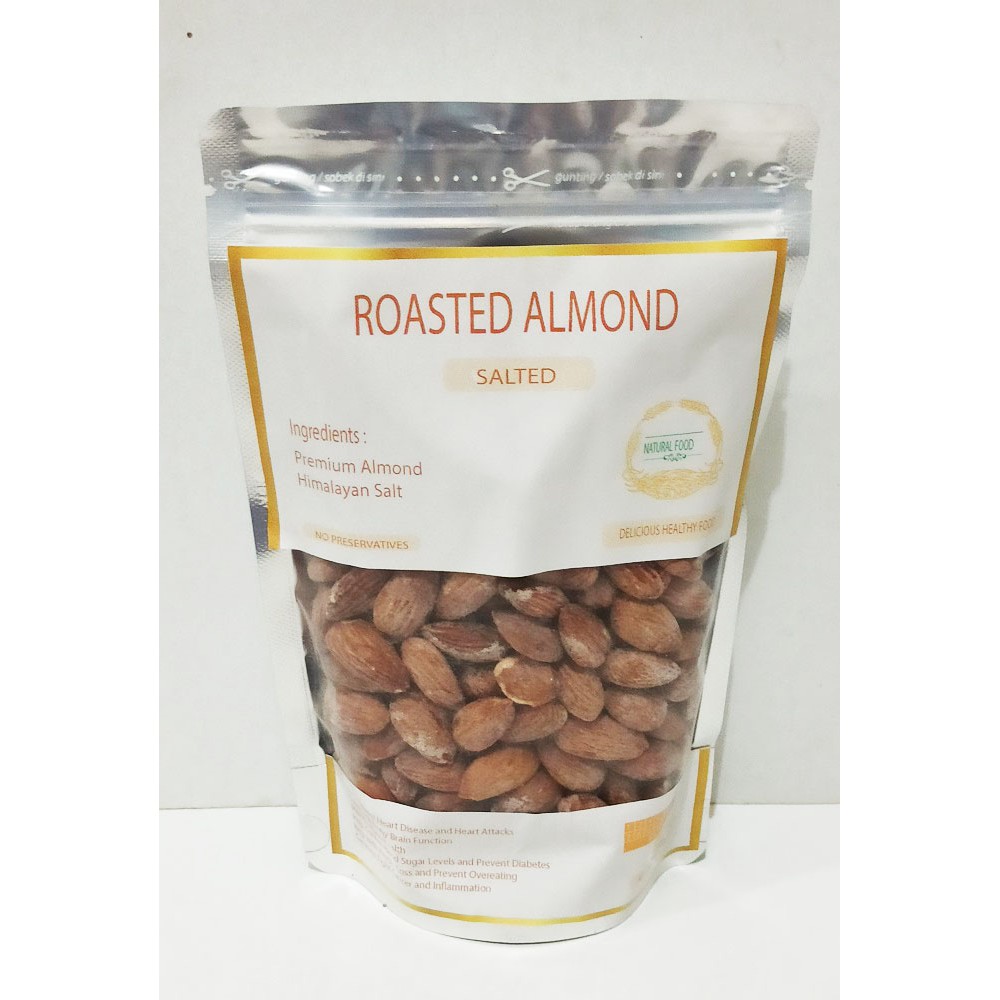 

Almond Panggang Asin - 250 gr