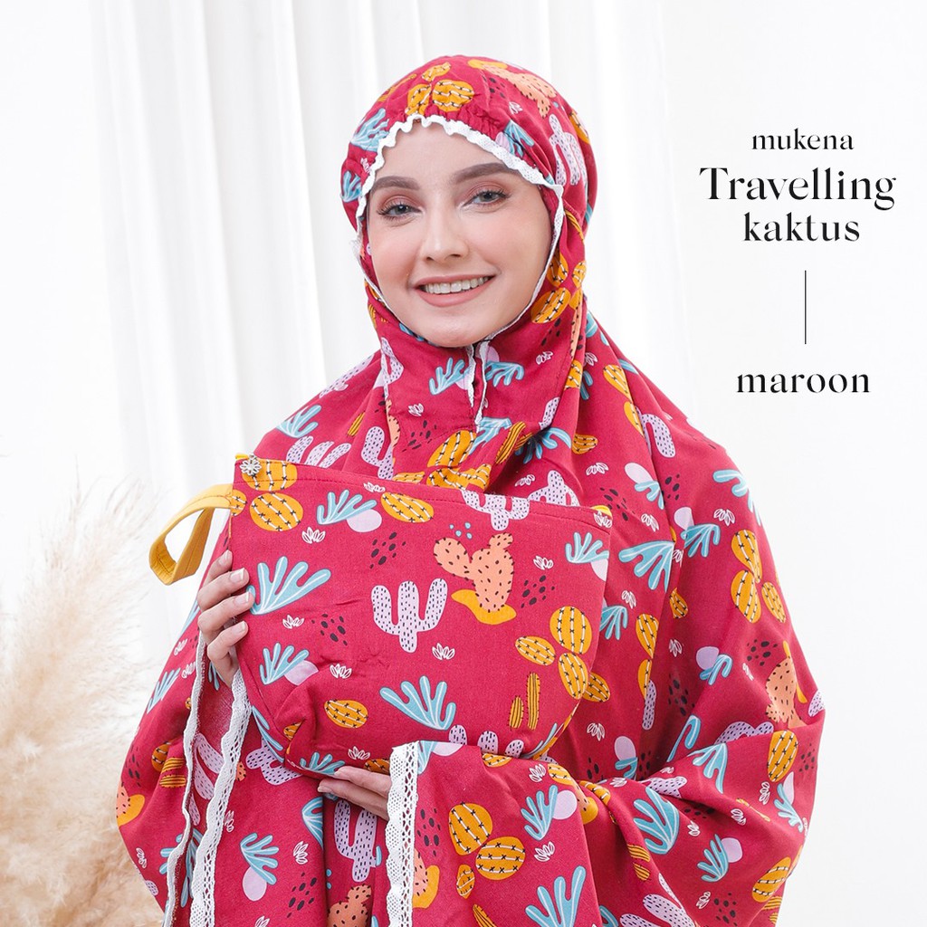 Mukena Dewasa Traveling Kaktus