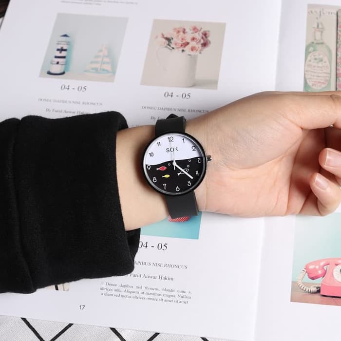134 Jam Tangan Wanita Jam Tangan Motif Kartun Lucu untuk Anak Perempuan Ready Stock-2