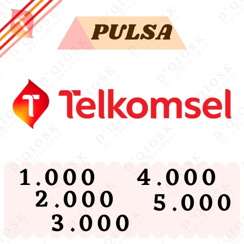 Pulsa Telkomsel 1000 2000 3000 4000 5000