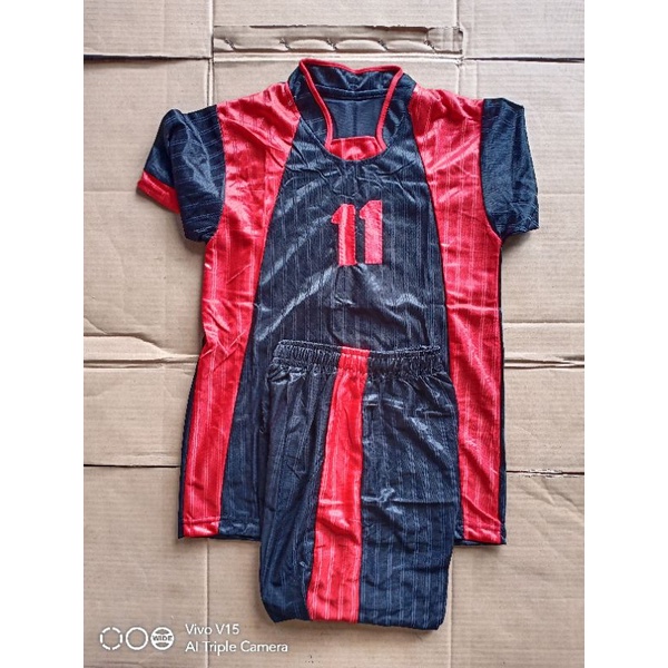 Baju Stelan Team Sepak Bola Anak Tanggung Salur Isi 18