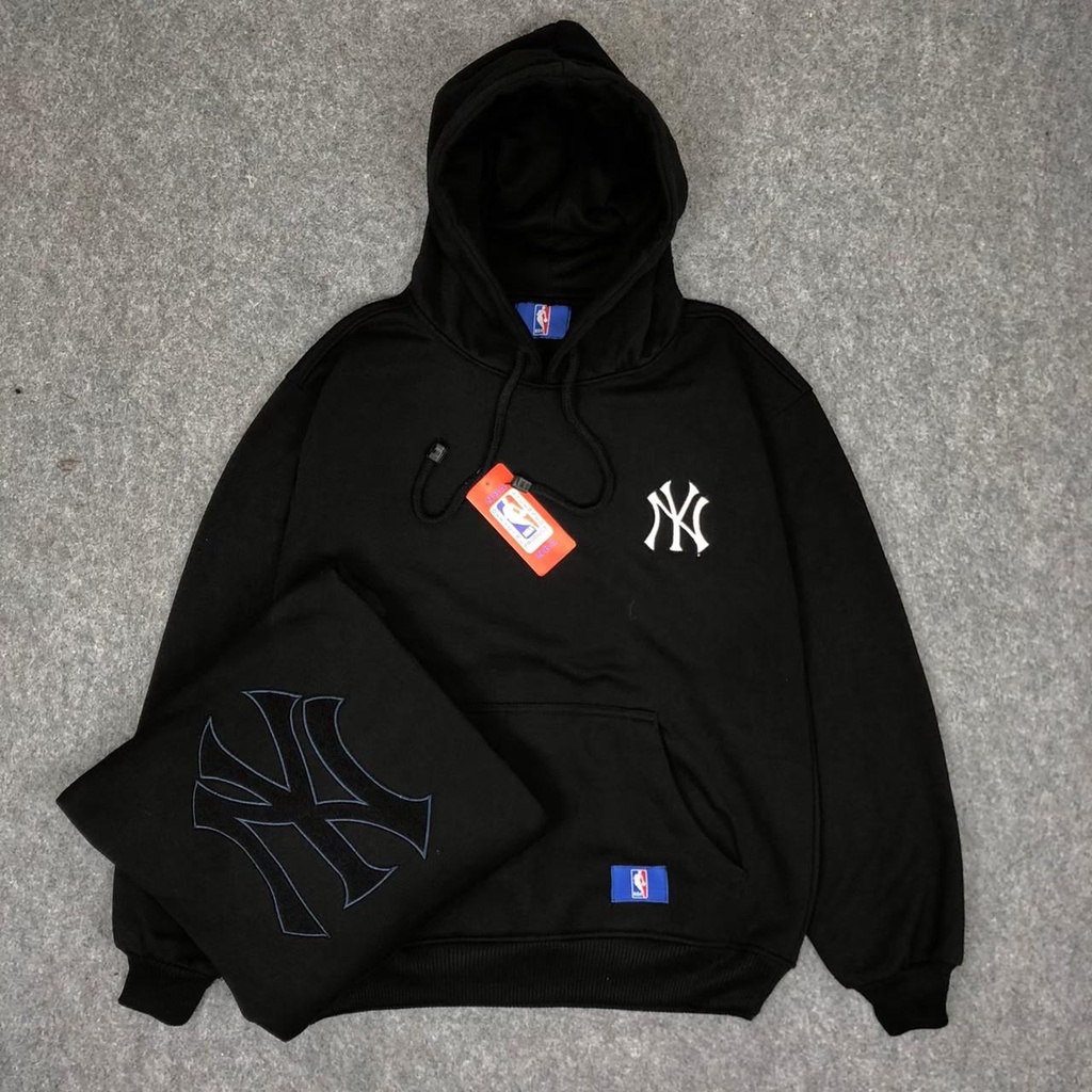 JAKET SWEATER HOODIE MLB YANKES CREAM FULL TAG&LABEL - MAJOR LEAGUE BASEBALL BEST SELLER