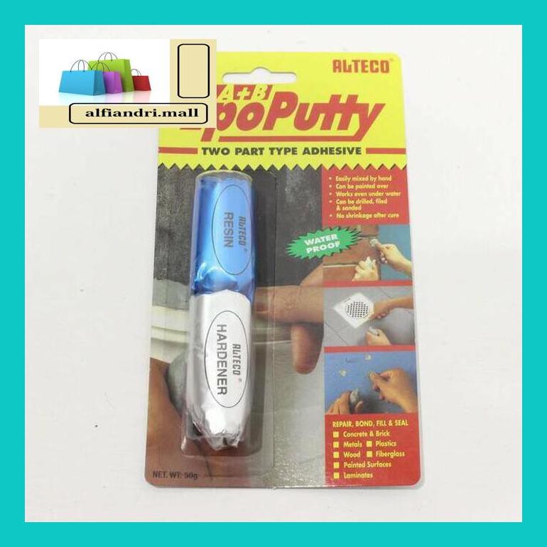 

510Fsjbc50 Lem Epoputty Alteco / Epoxy / Epo Putty / Lem Tambal Serba Guna D6005Ckhd