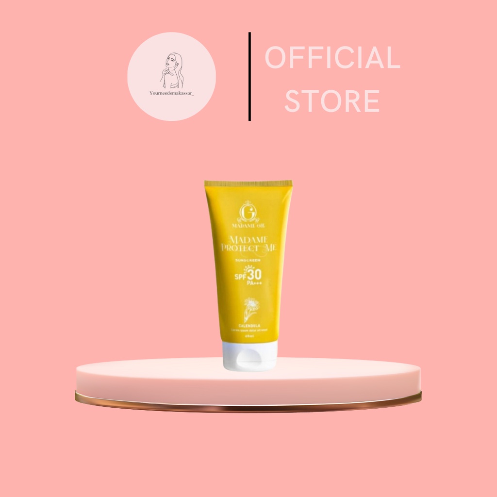 ☘️YN☘️ Madame Gie Madame Protect Me Sunscreen SPF 30 PA +++ With Calendula - Skincare Sunblock