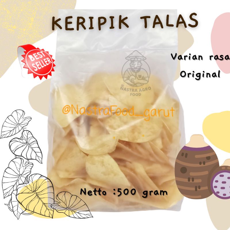 

Keripik talas nastra 500 gram